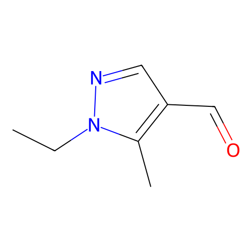 1-Ethyl-5-methyl-1H-pyrazole-4-carbaldehyde structure