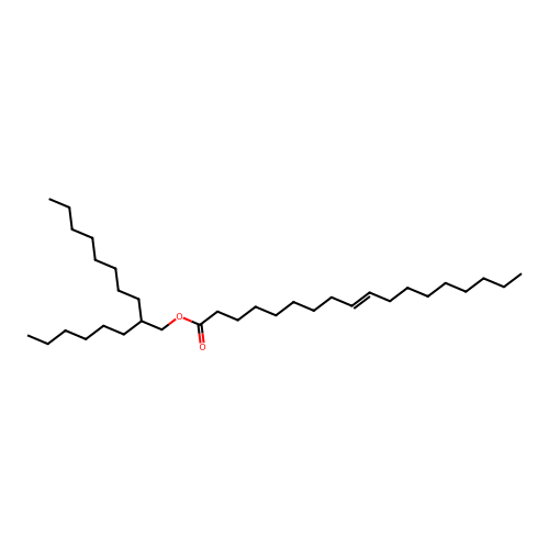 2-Hexyldecyl oleate, EINECS 304-693-3, CID6433037, 94278-07-6 structure