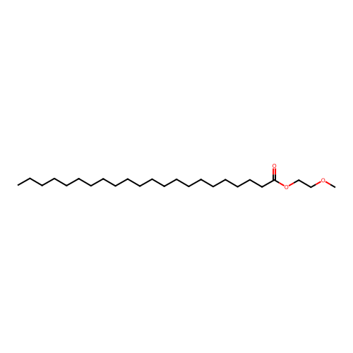2-Methoxyethyl docosanoate structure