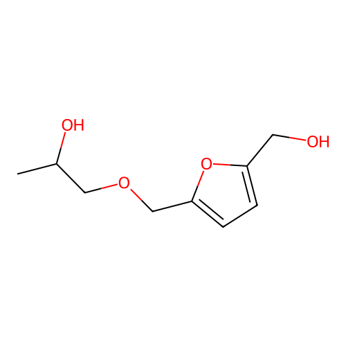 5-[(2-Hydroxypropoxy)methyl]furan-2-methanol structure