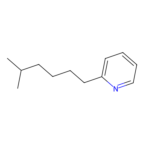 2-(5-Methylhexyl)pyridine structure