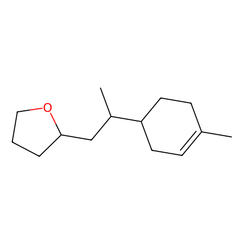 2-[2-(4-Methylcyclohex-3-EN-1-YL)propyl]tetrahydrofuran structure