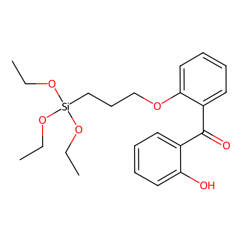 (2-Hydroxyphenyl)-[2-(3-triethoxysilylpropoxy)phenyl]methanone structure