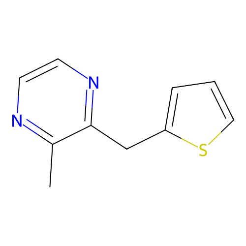 2-Methyl-3-(thiophen-2-ylmethyl)pyrazine structure