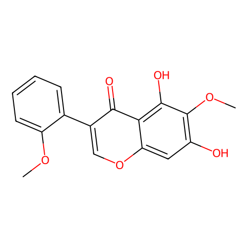 5,7-Dihydroxy-2',6-dimethoxyisoflavone structure