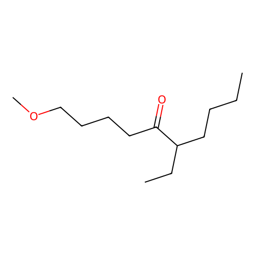 6-Ethyl-1-methoxydecan-5-one structure