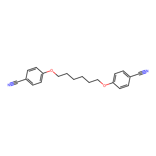 4,4'-(Hexane-1,6-diylbis(oxy))bisbenzonitrile structure