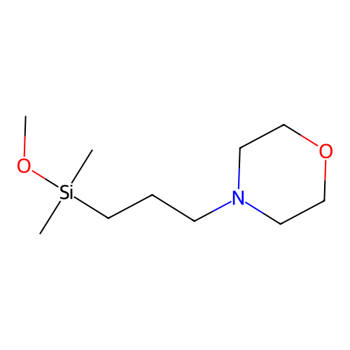 4-(3-(Methoxydimethylsilyl)propyl)morpholine structure