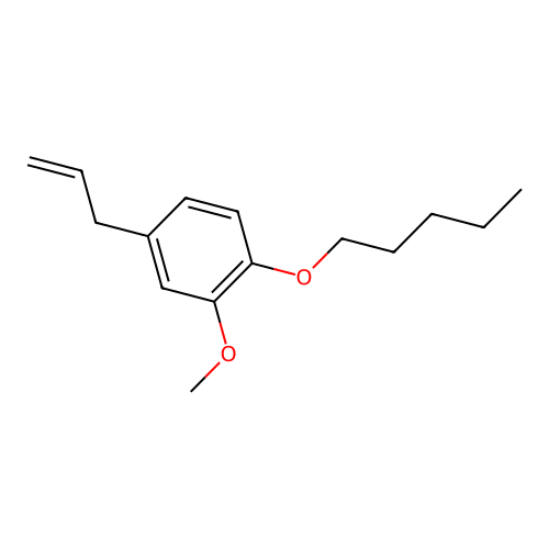 5-Allyl-2-(pentyloxy)anisole structure