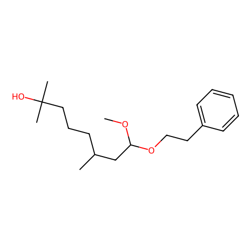 8-Methoxy-2,6-dimethyl-8-(2-phenylethoxy)octan-2-ol structure