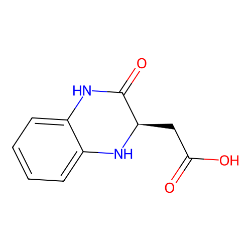 (R)-2-(3-Oxo-1,2,3,4-tetrahydroquinoxalin-2-yl)acetic acid structure