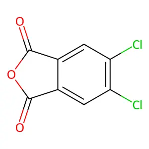 4,5-二氯邻苯二甲酸酐 structure
