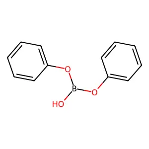 Diphenyl hydrogen orthoborate structure