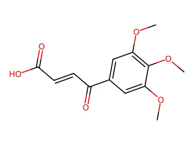 4-氧代-4-(3,4,5-三甲氧基苯基)丁-2-烯酸 structure