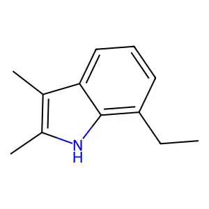 7-ethyl-2,3-dimethyl-1H-indole structure