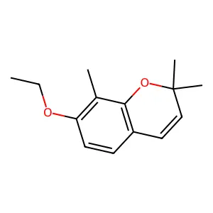 2H-1-Benzopyran, 7-ethoxy-2,2,8-trimethyl- structure