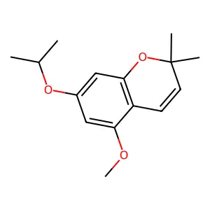 7-Isopropoxy-5-methoxy-2,2-dimethyl-2H-chromene structure
