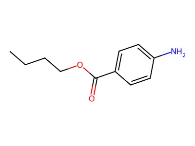 对氨基苯甲酸丁酯 structure