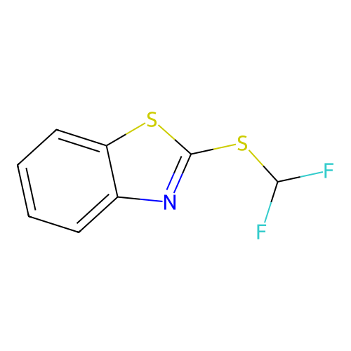 2-[(Difluoromethyl)sulfanyl]-1,3-benzothiazole structure