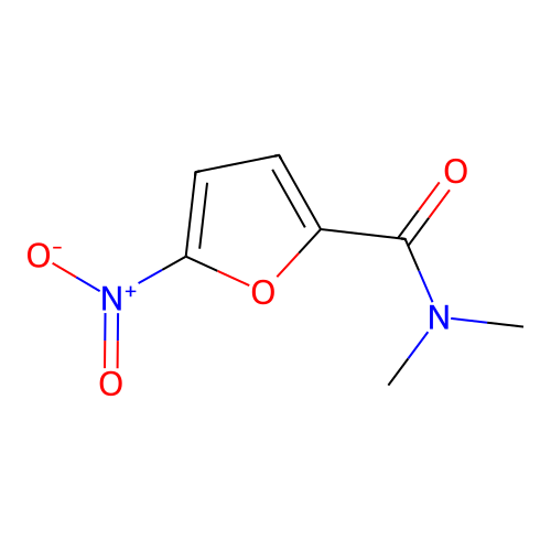 2-Furancarboxamide, N,N-dimethyl-5-nitro- structure