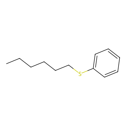 (Hexylsulfanyl)benzene structure