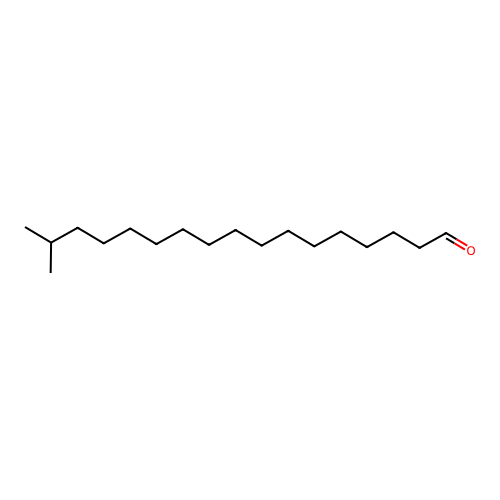 Isooctadecan-1-al structure