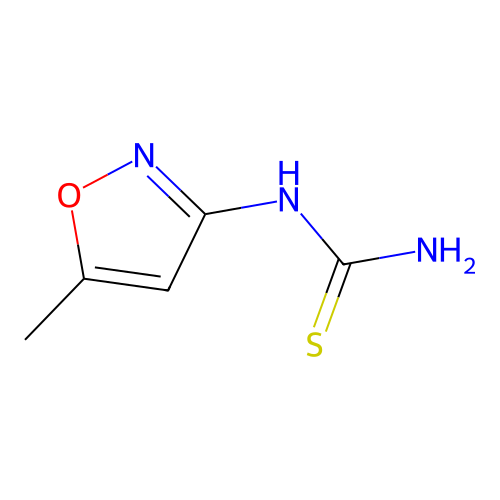 (5-Methyl-1,2-oxazol-3-yl)thiourea structure