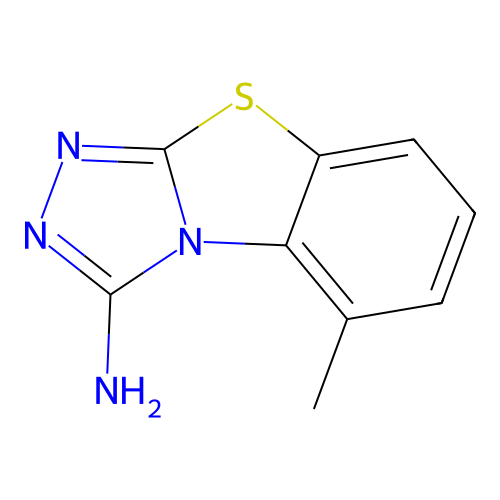 5-Methyl-1,2,4-triazolo[3,4-b]benzothiazol-3-amine structure