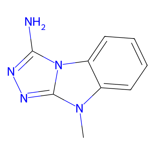 9-Methyl-9H-1,2,4-triazolo[4,3-a]benzimidazol-3-amine structure