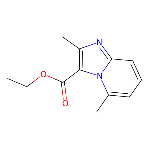Ethyl 2,5-dimethylimidazo[1,2-a]pyridine-3-carboxylate structure