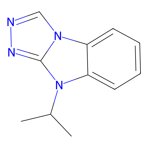 9-Isopropyl-9H-benzo[4,5]imidazo[2,1-c][1,2,4]triazole structure