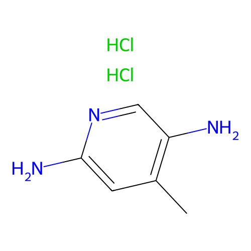 4-Methylpyridine-2,5-diamine dihydrochloride structure
