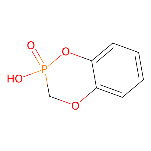 1,4,2-Benzodioxaphosphorin, 2,3-dihydro-2-hydroxy-, 2-oxide structure
