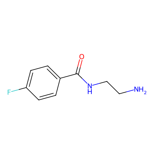N-(2-aminoethyl)-4-fluorobenzamide structure
