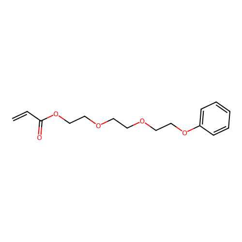 2-[2-(2-phenoxyethoxy)ethoxy]ethyl Prop-2-enoate structure