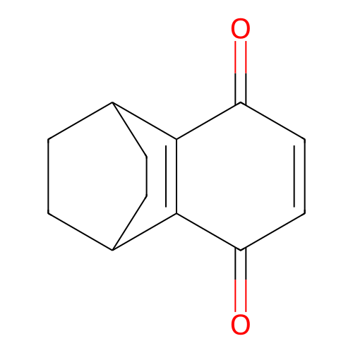 1,4-Ethanonaphthalene-5,8-dione, 1,2,3,4-tetrahydro- structure