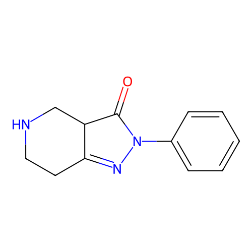 2-Phenyl-2,3a,4,5,6,7-hexahydropyrazolo[4,3-c]pyridin-3-one structure