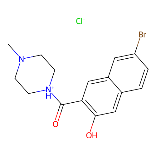 C16H17BrN2O2.ClH structure