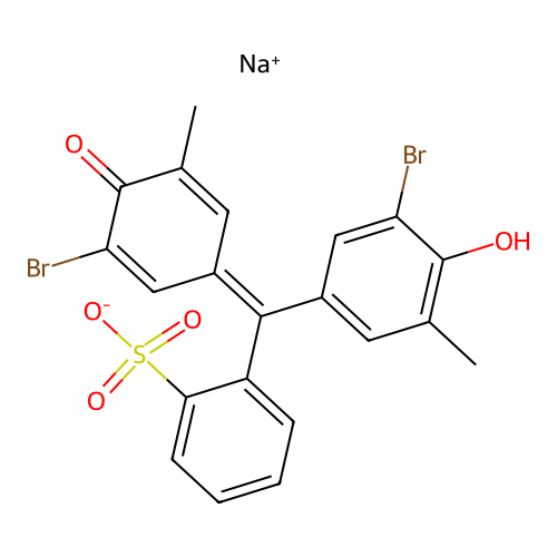 Bromcresol Purple sodium structure