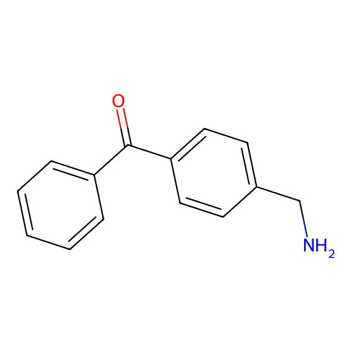 (4-(Aminomethyl)phenyl)(phenyl)methanone structure
