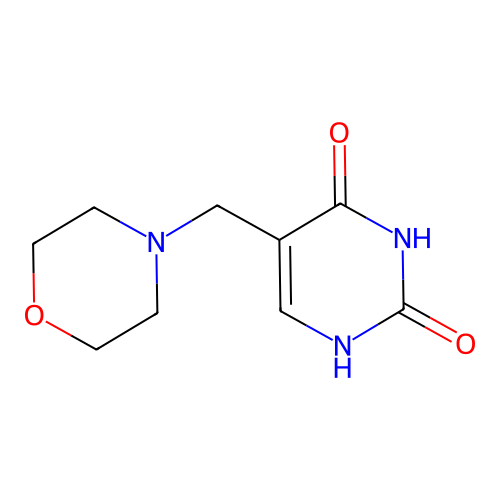5-(4-Morpholinylmethyl)-2,4-pyrimidinediol structure