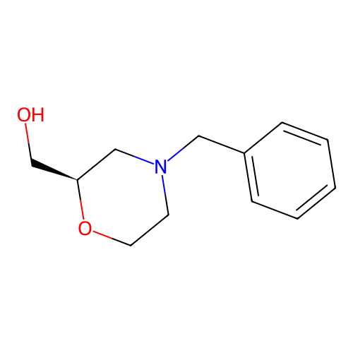 (R)-(4-benzylmorpholin-2-yl)methanol structure