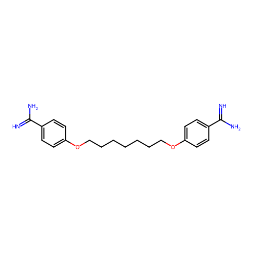 Heptamidine structure
