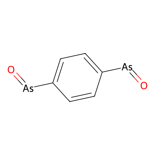 Benzene-1,4-diylbis(oxoarsane) structure