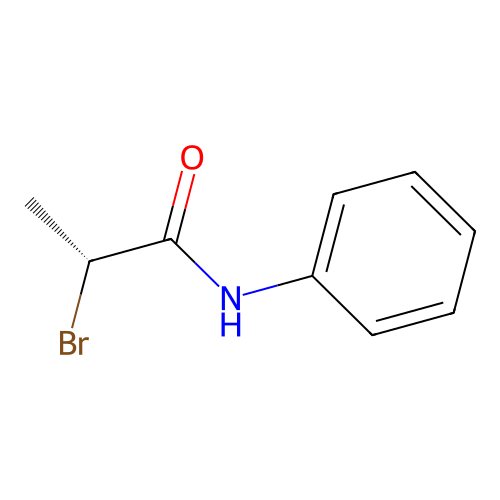 (2R)-2-bromo-N-phenylpropanamide structure