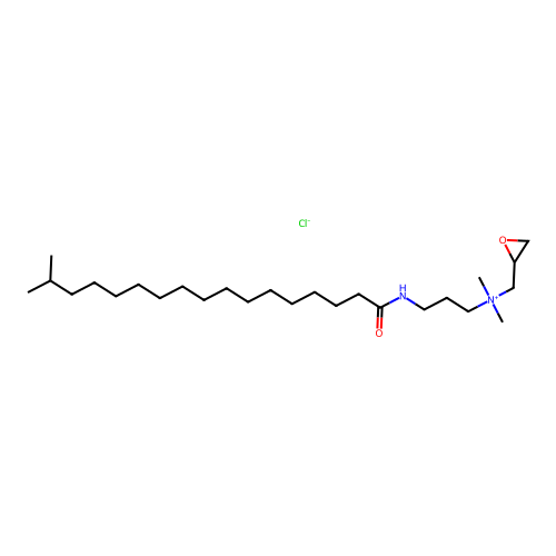 Isostearamidopropyl epoxypropyl dimonium chloride structure
