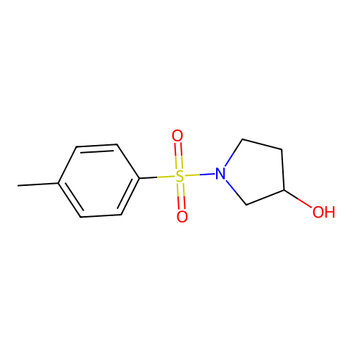 1-Tosyl-3-pyrrolidinol structure