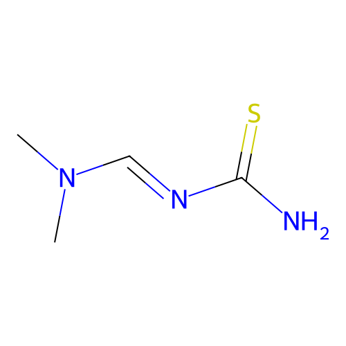 (E)-N'-Carbamothioyl-N,N-dimethylformimidamide structure