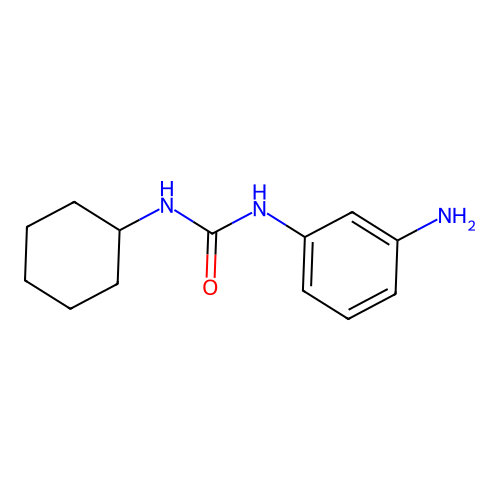 Urea, N-(3-aminophenyl)-N'-cyclohexyl- structure