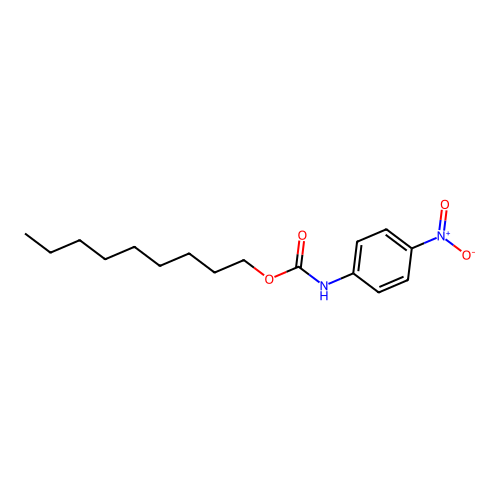 Carbamic acid, (4-nitrophenyl)-, nonyl ester structure